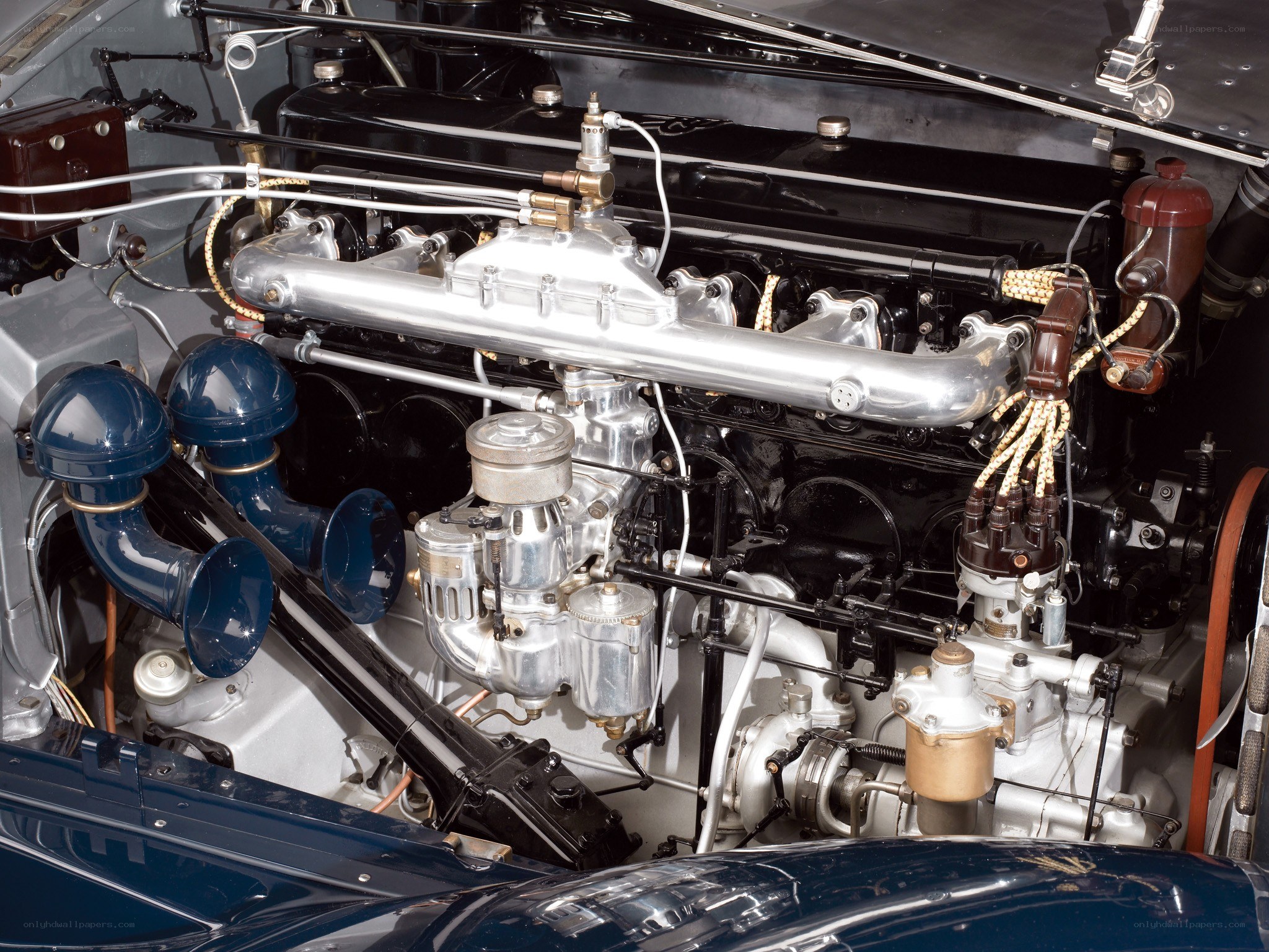 Classic car engine details