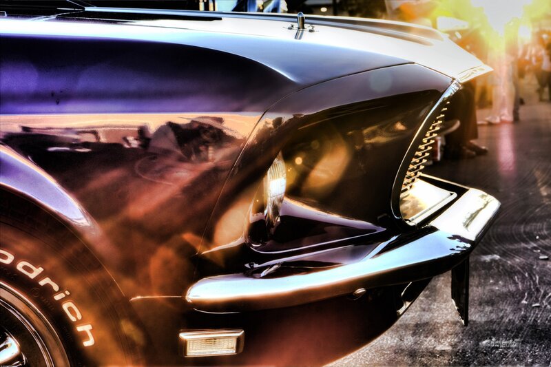 classic car front detail