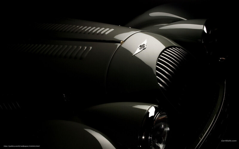 Classic car front detail