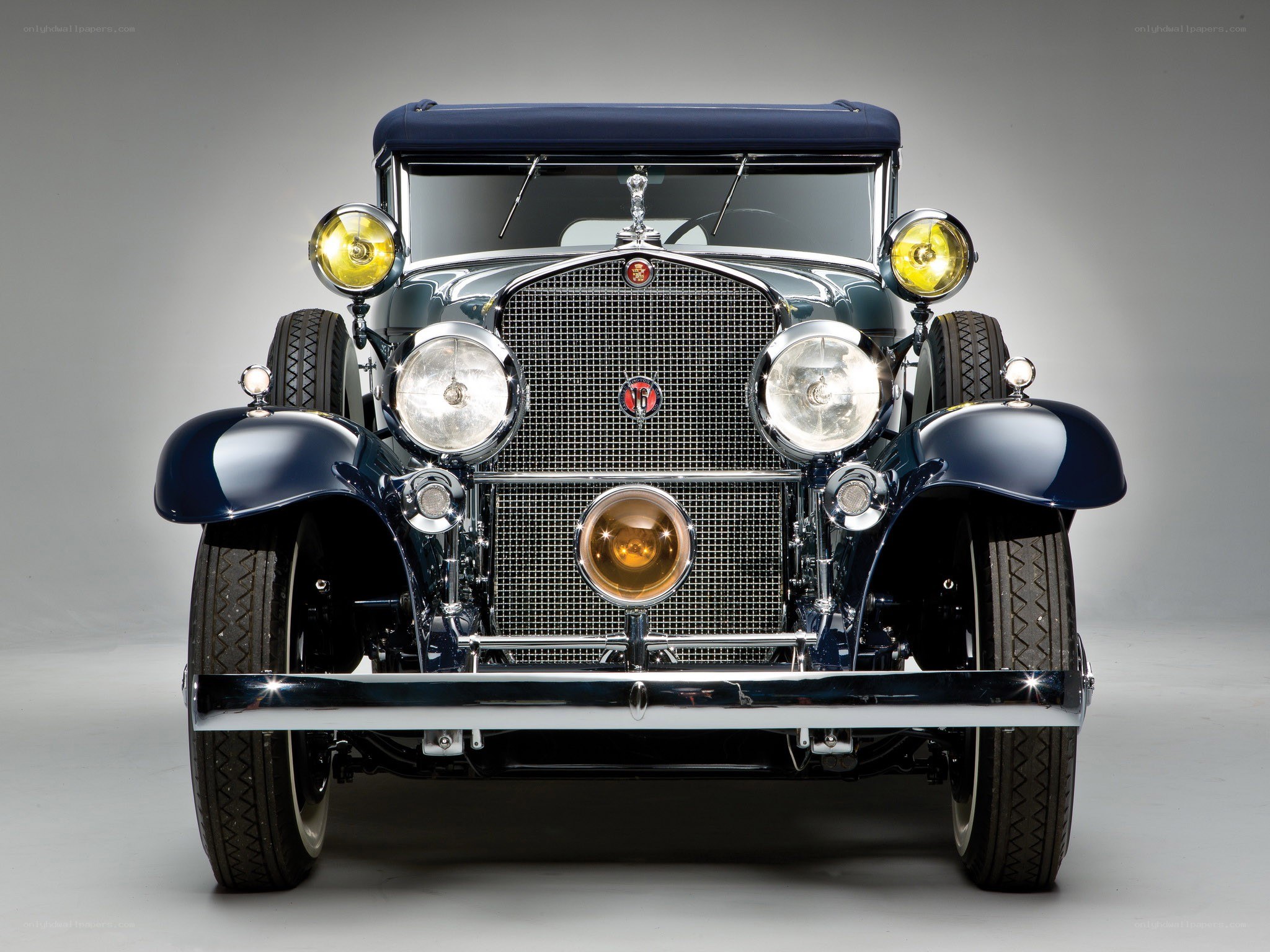 Classic car front view