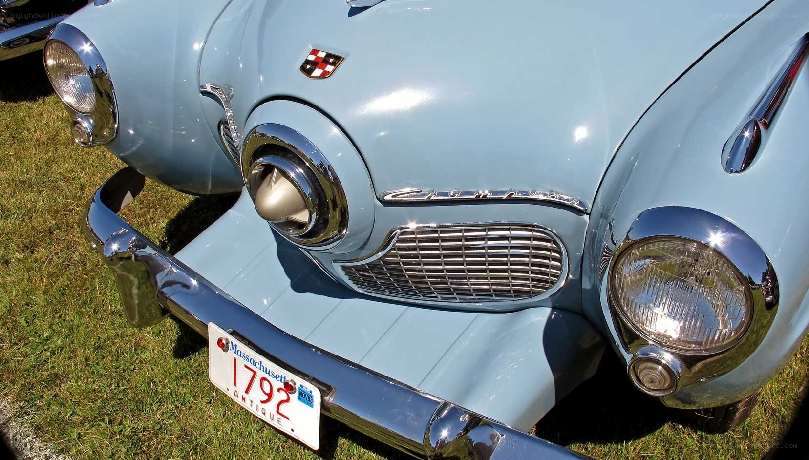 Classic car front view
