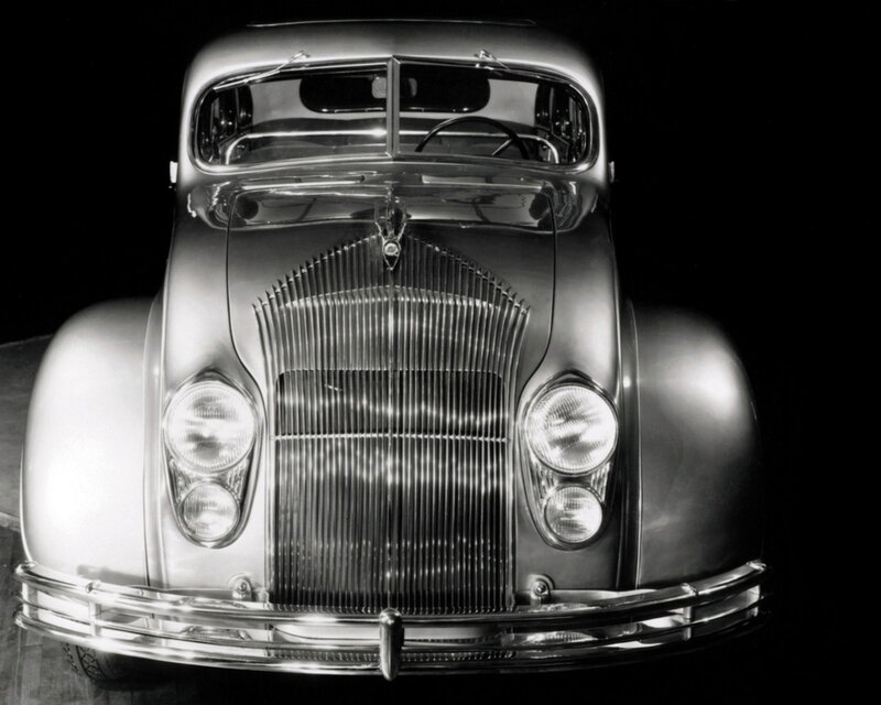 Classic car front view