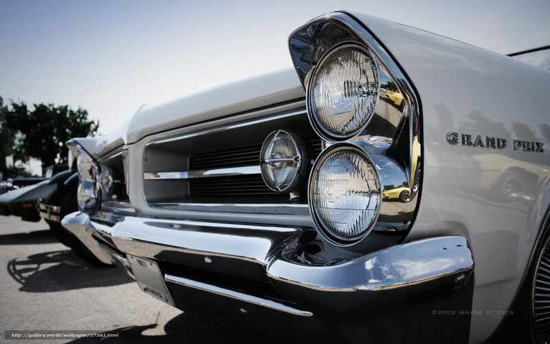 Classic car front view