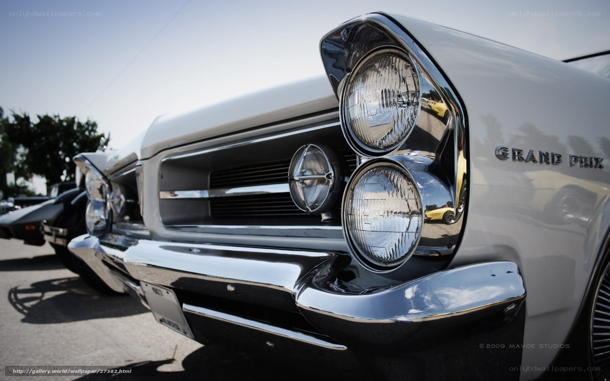 Classic car front view