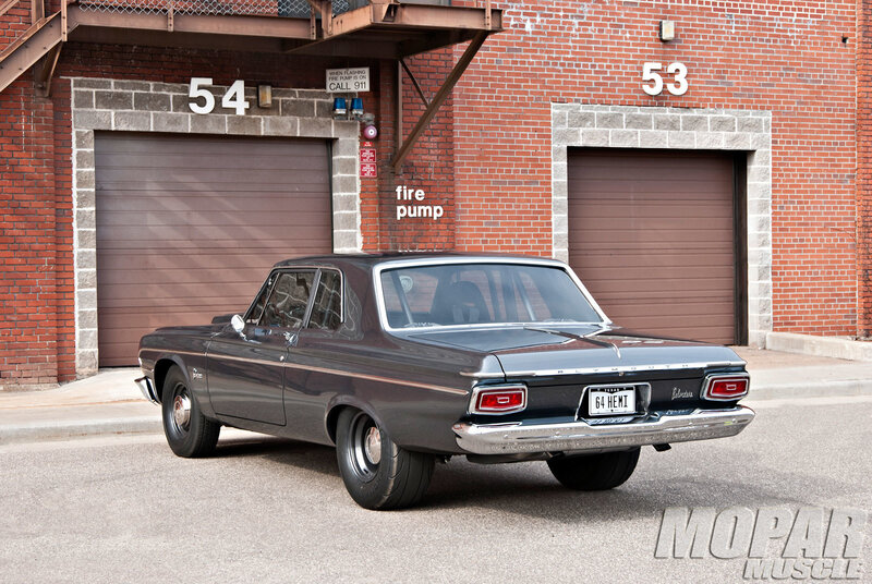 Classic Car in Front of Garage