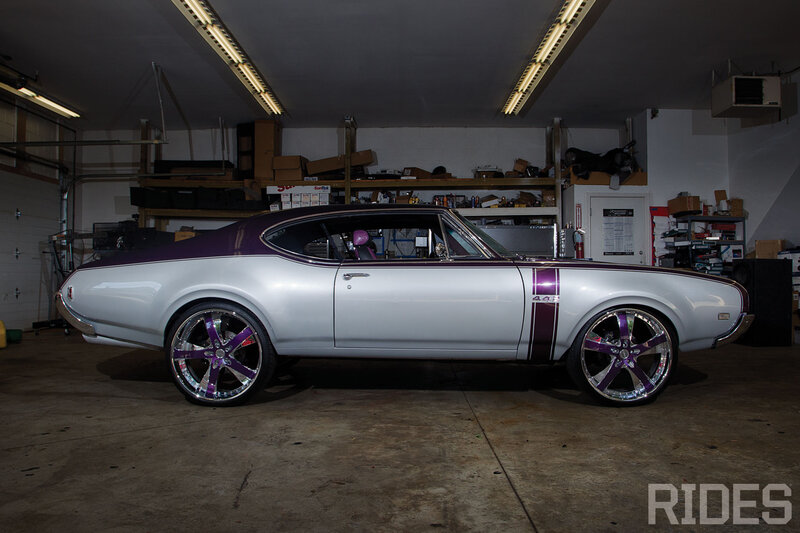 Classic Car in Garage — Silver