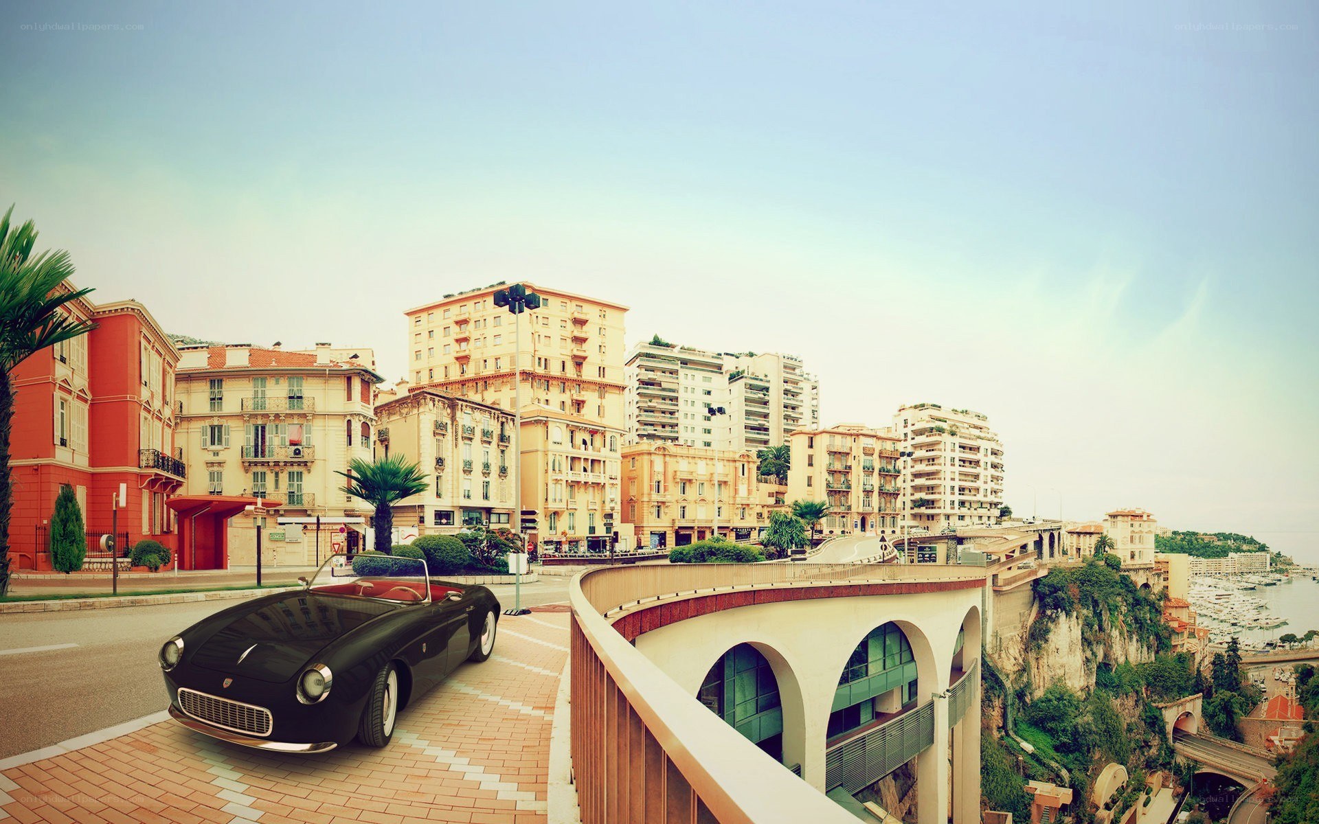 Classic car in Monaco