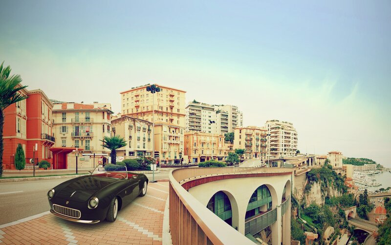 Classic car in Monaco