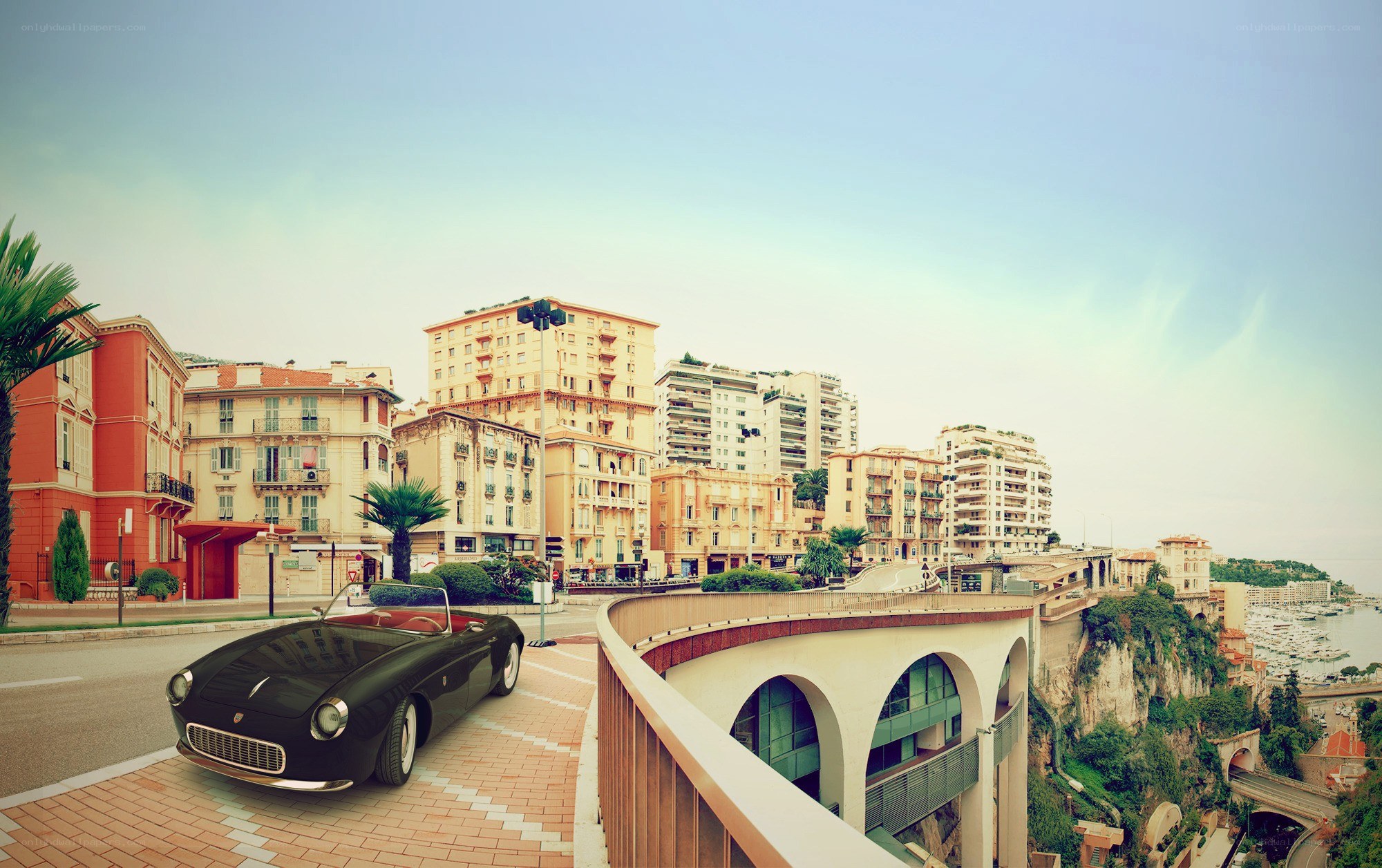Classic car in Monaco