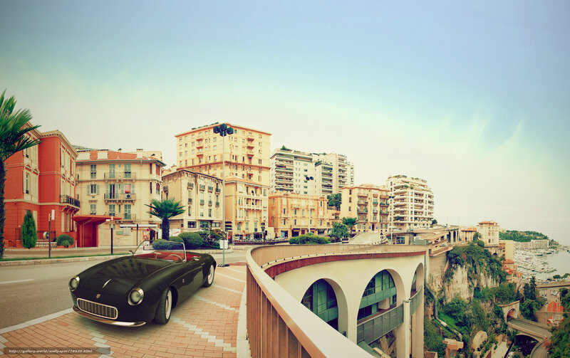 Classic car in Monaco