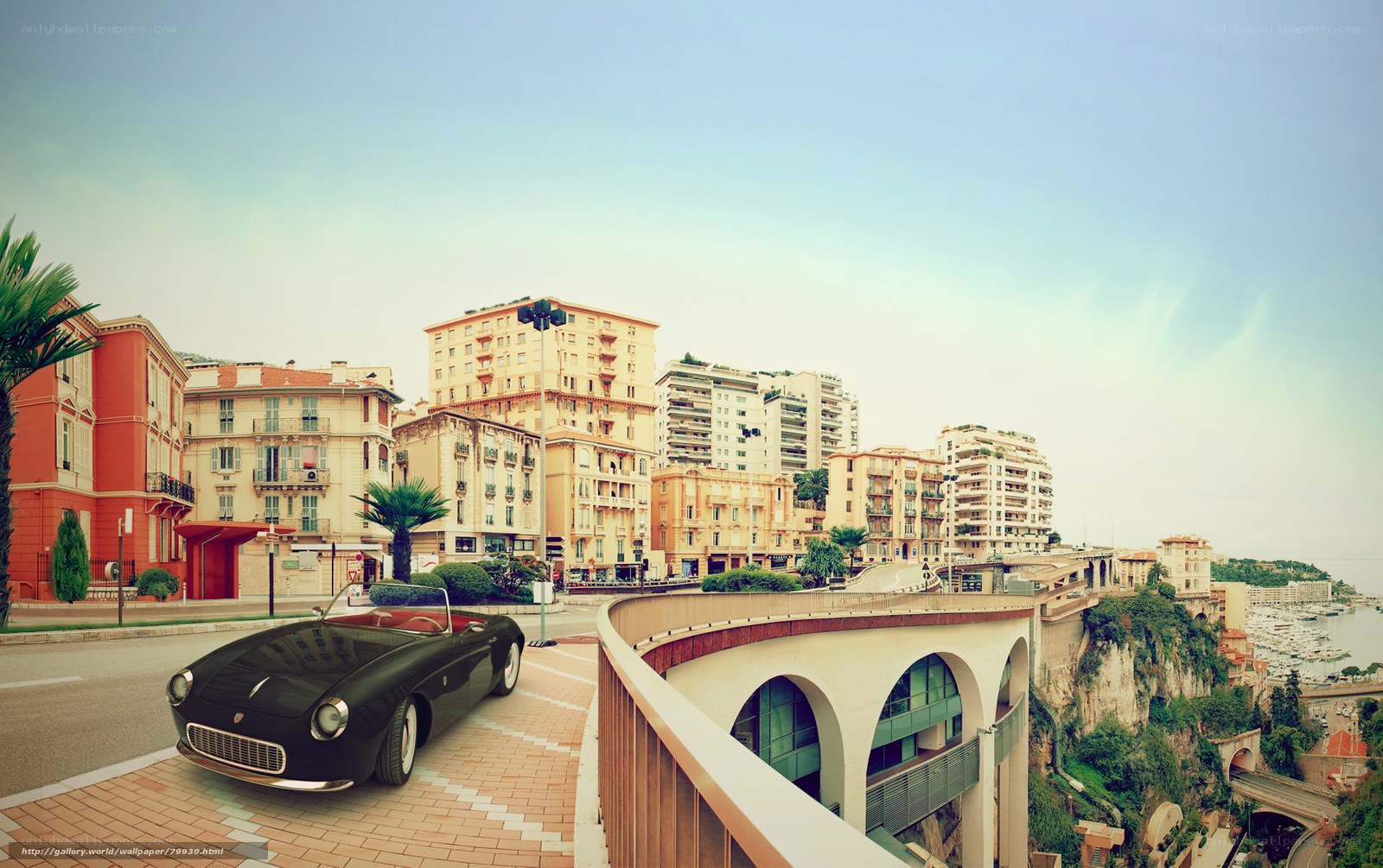 Classic car in Monaco