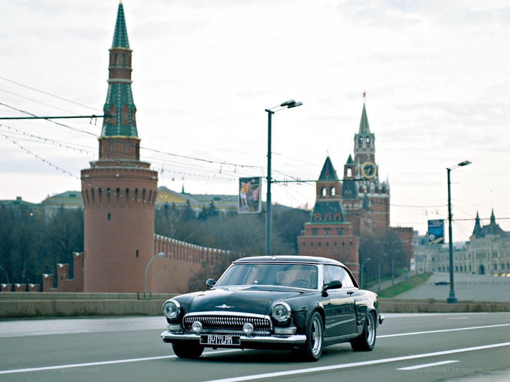 Classic car in Moscow