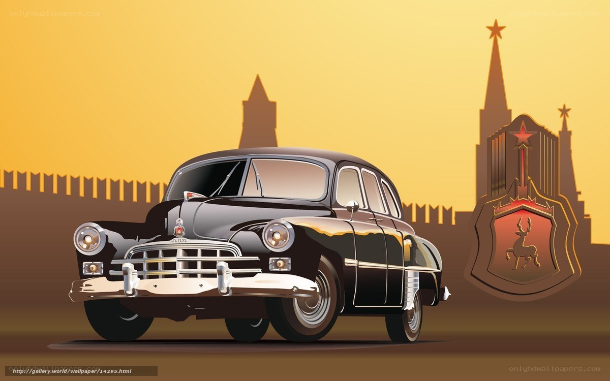 Classic car in Moscow