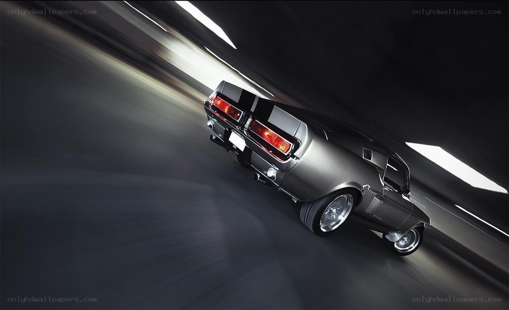 classic car in motion