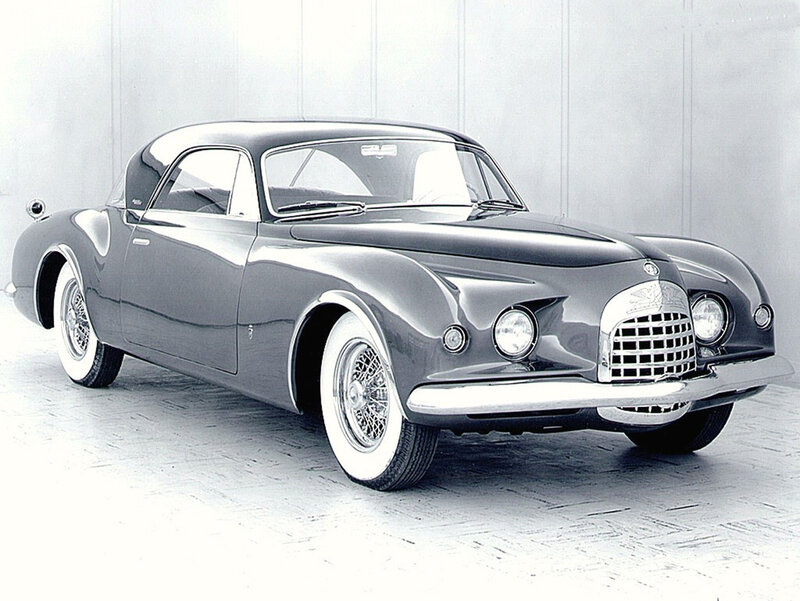 Classic Car in Studio — Gray