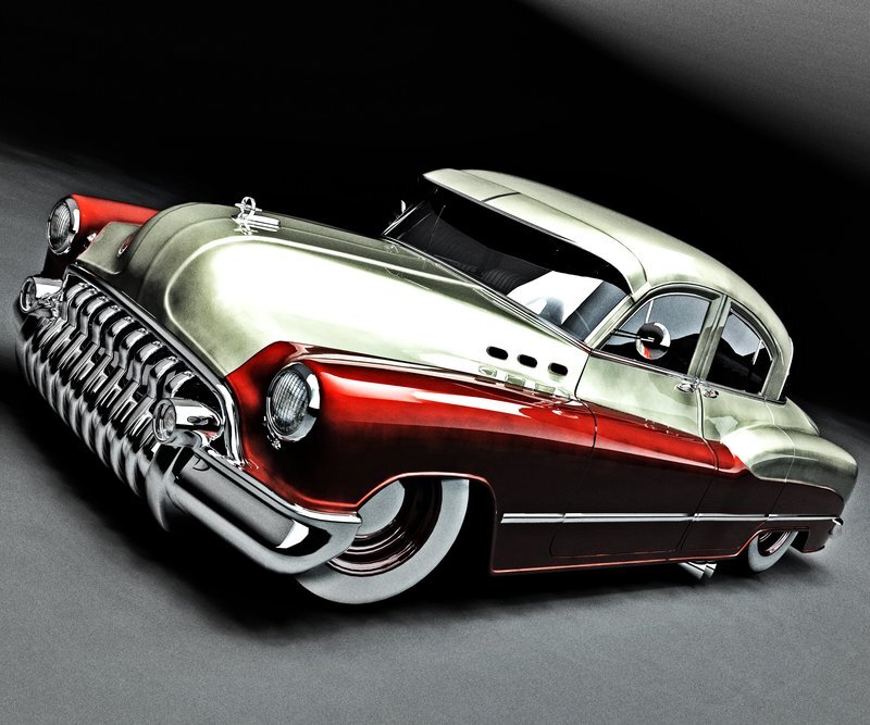 Classic Car in Studio