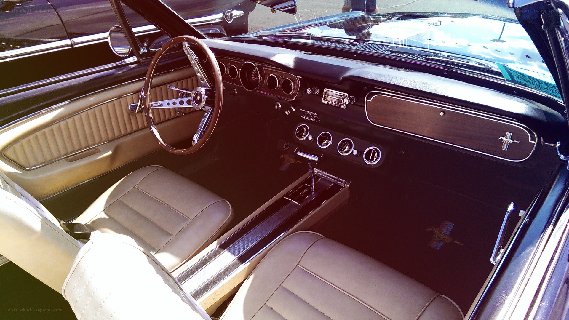 classic car interior