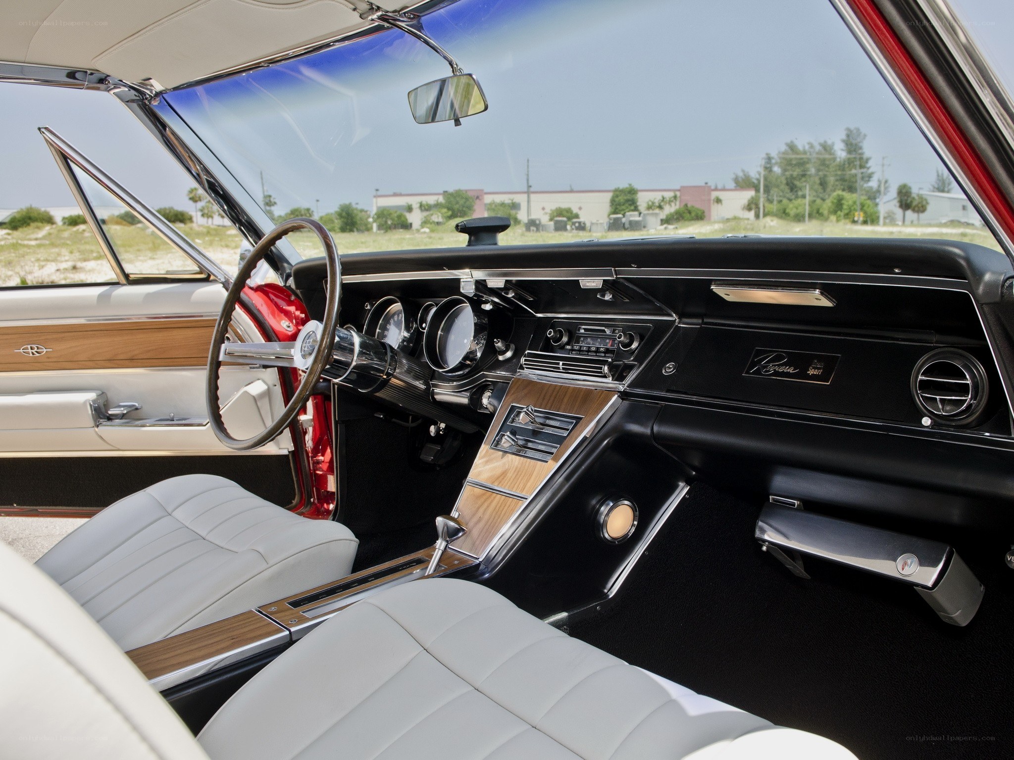 Classic car interior