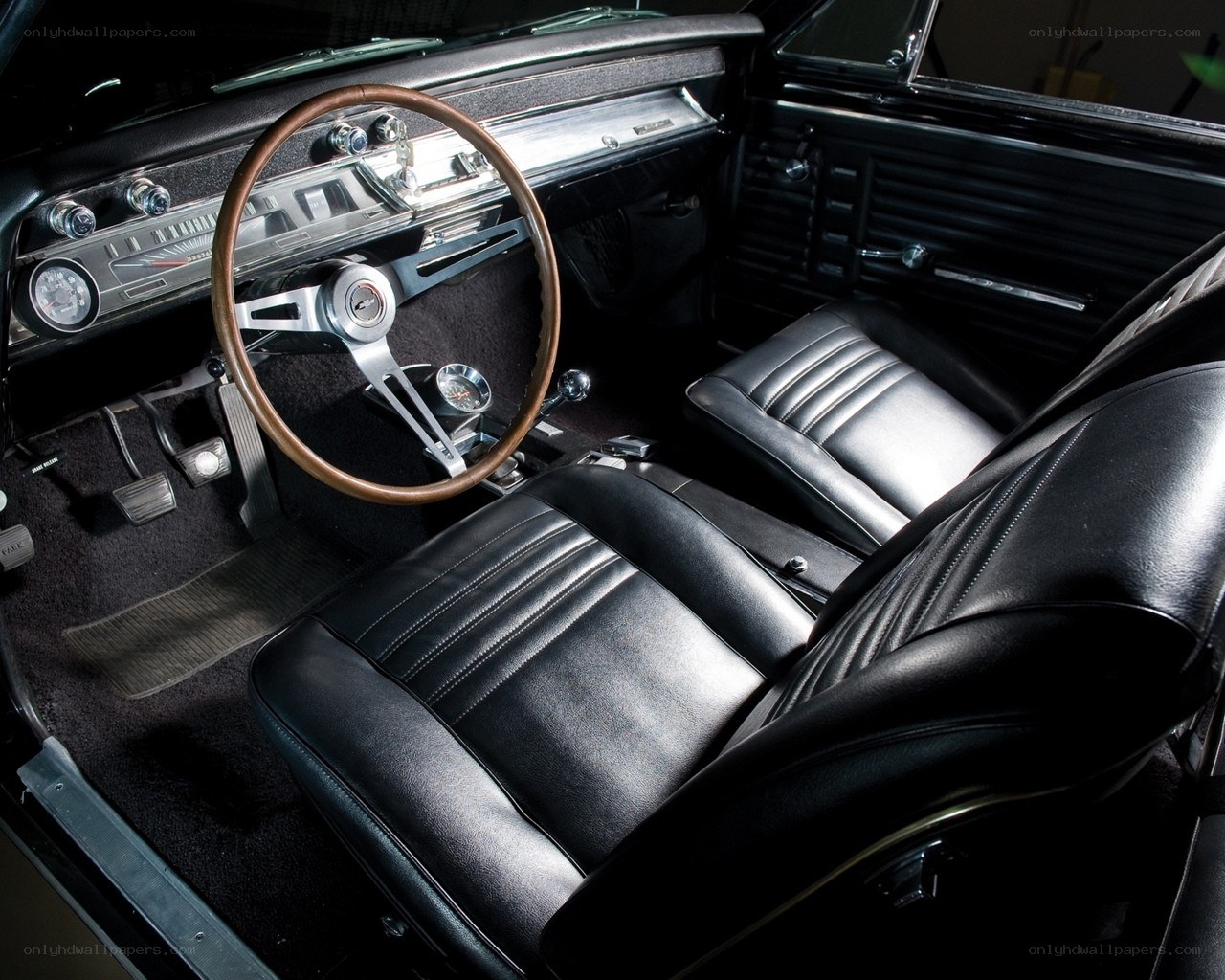 classic car interior