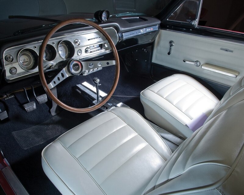 Classic car interior