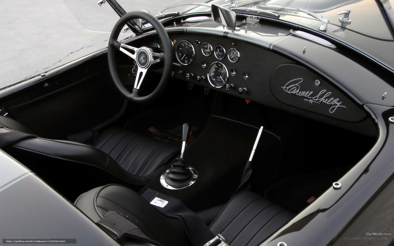 Classic car interior