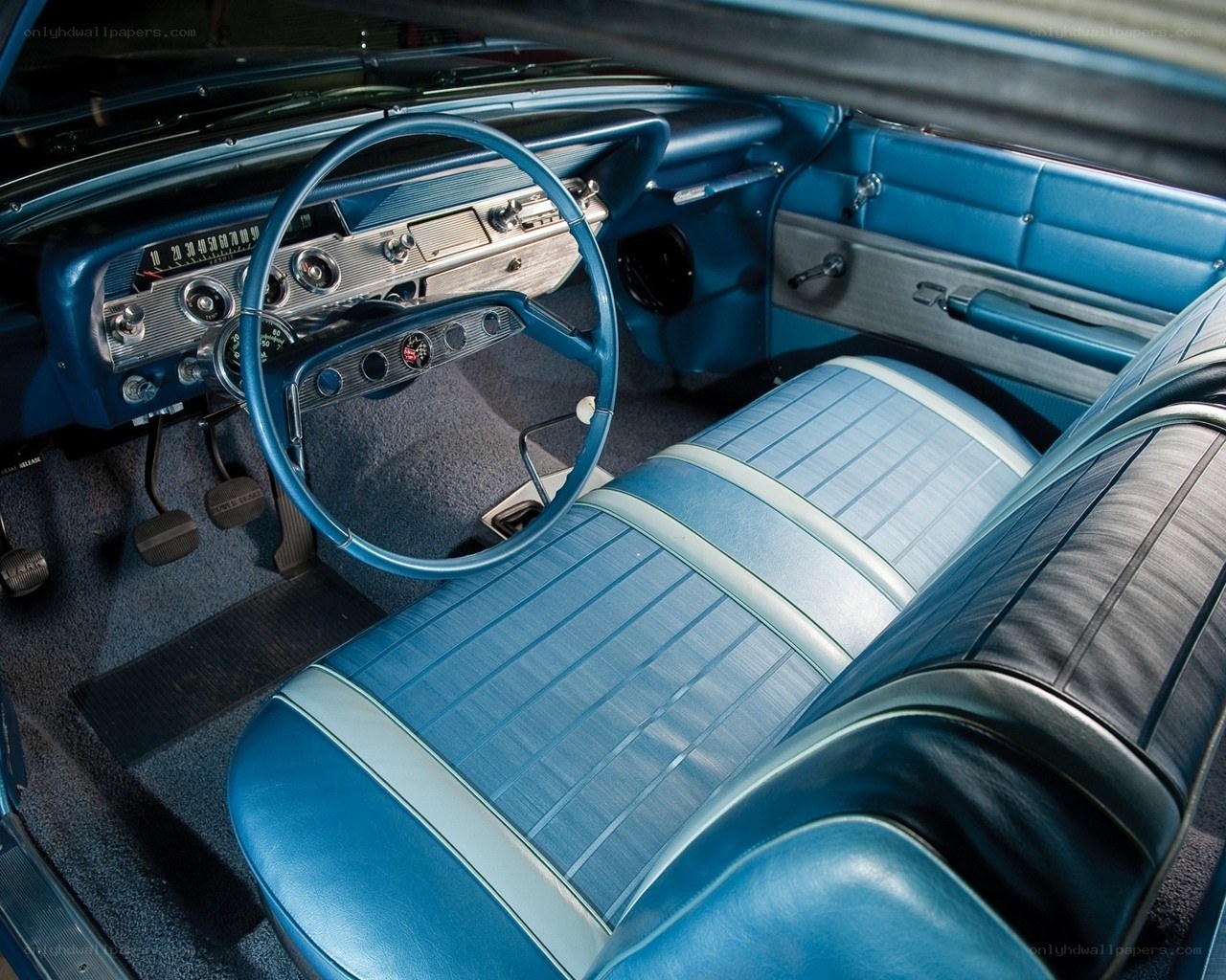 classic car interior