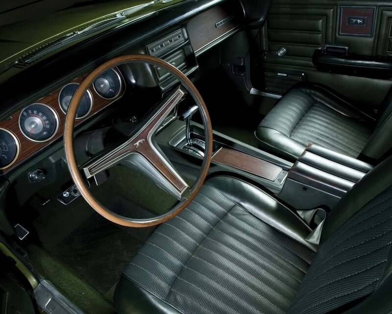 Classic car interior