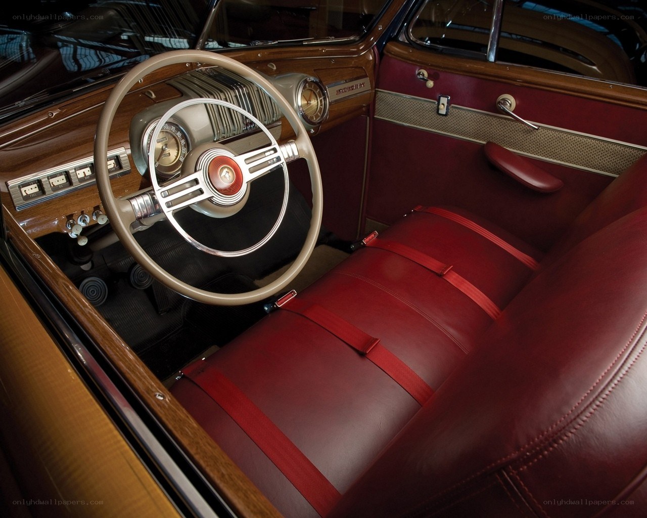 Classic car interior