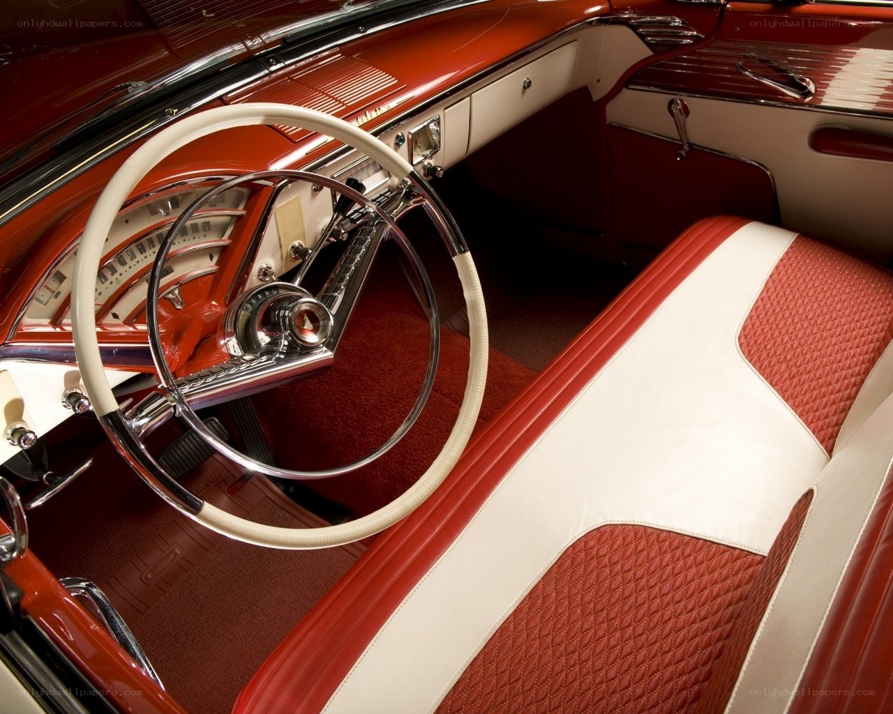 classic car interior