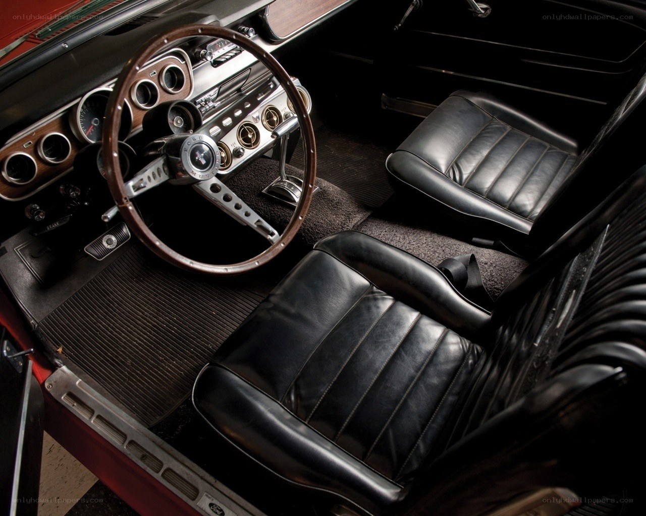 classic car interior