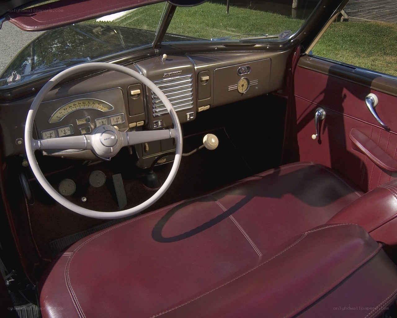 Classic car interior