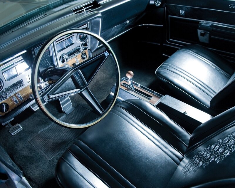 classic car interior