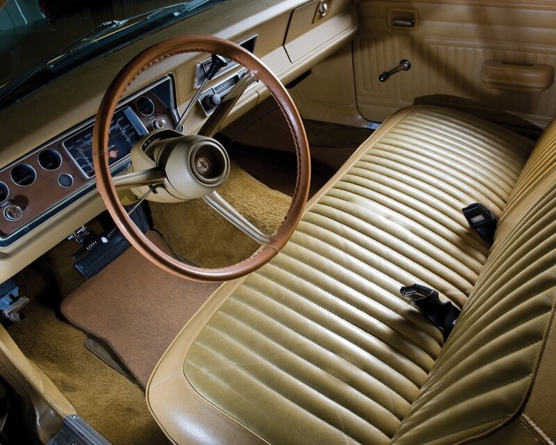 classic car interior