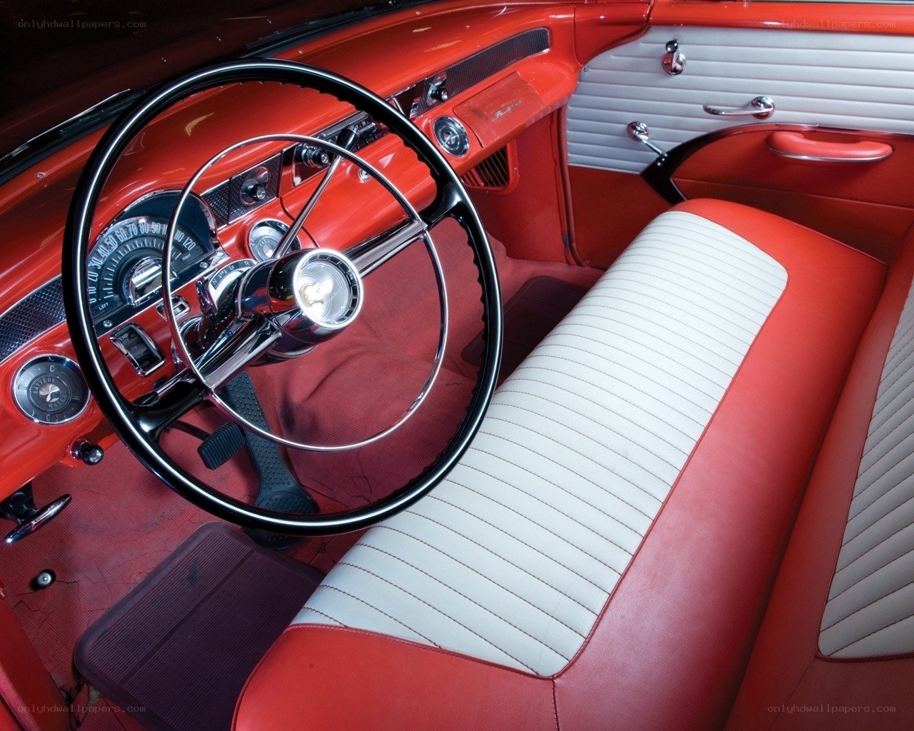 classic car interior