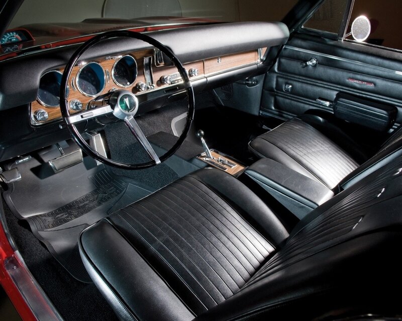 Classic car interior