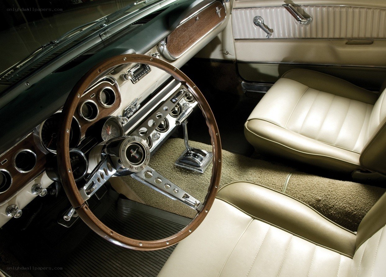 Classic car interior