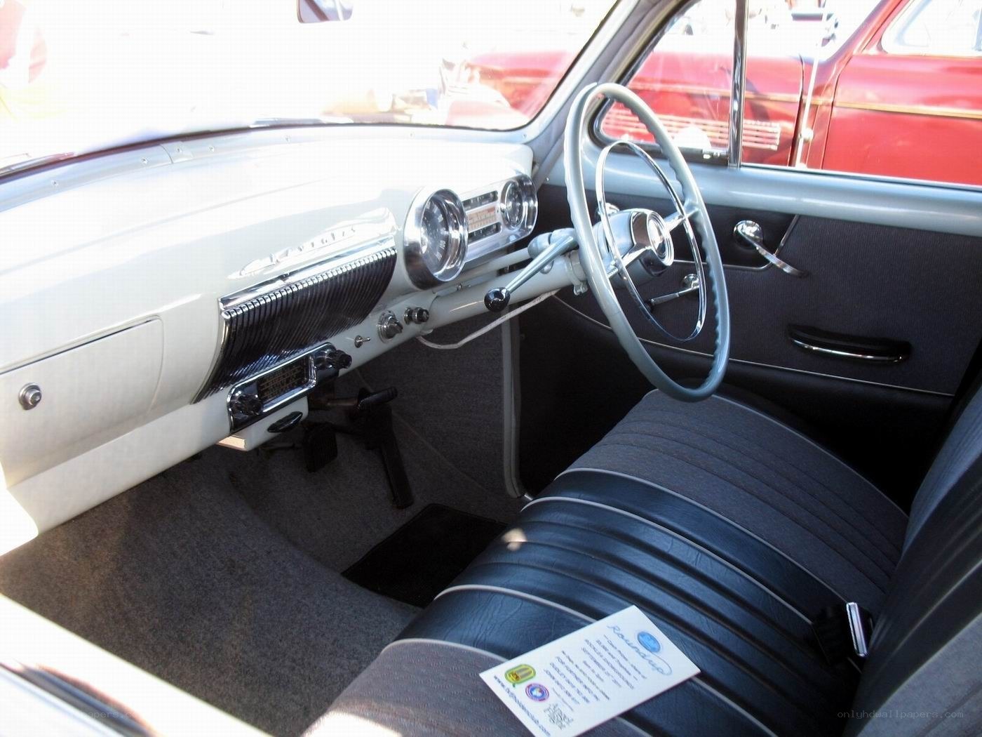 Classic car interior