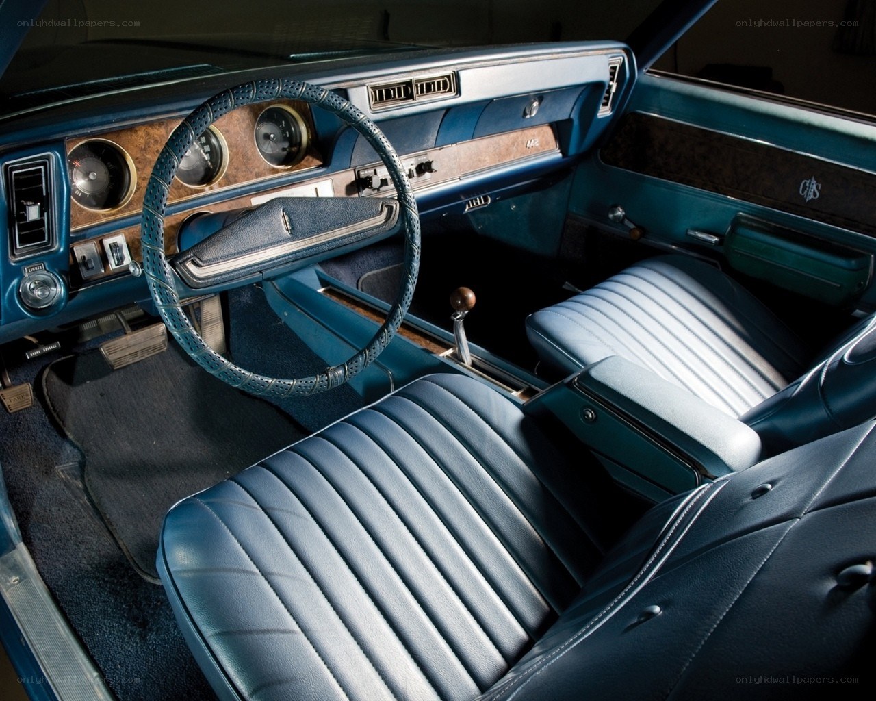 Classic car interior