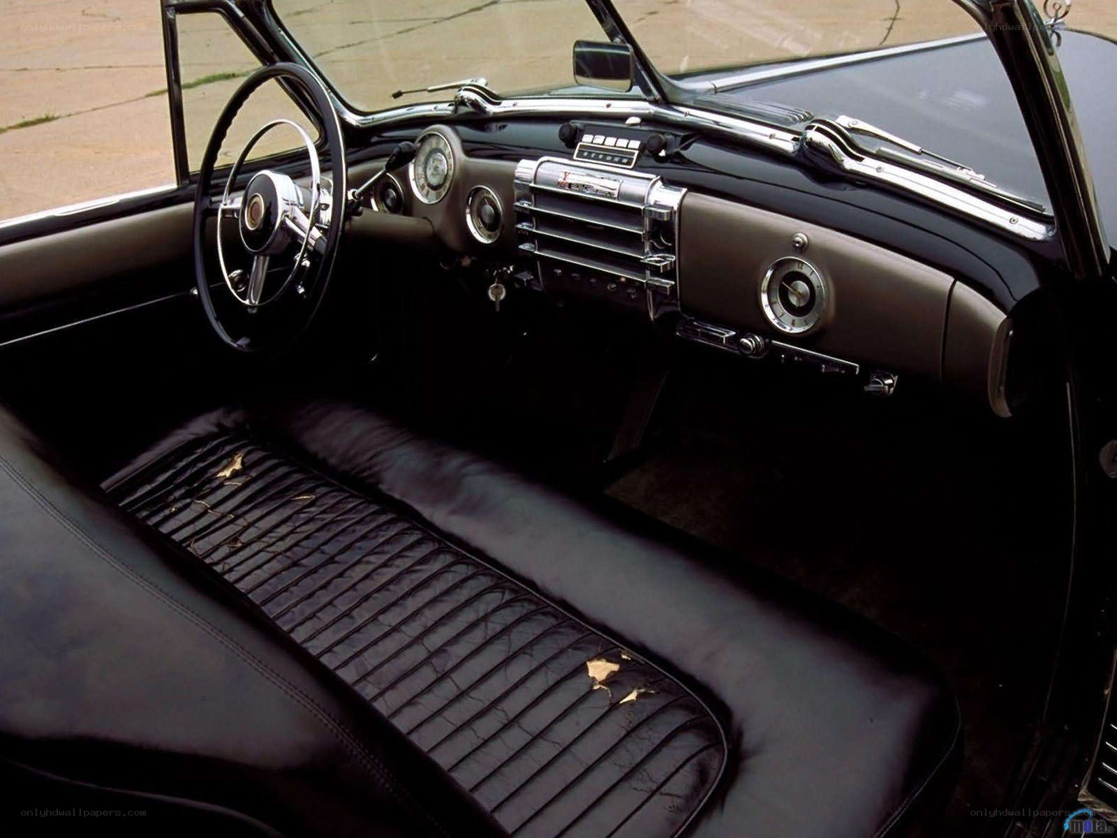 Classic car interior