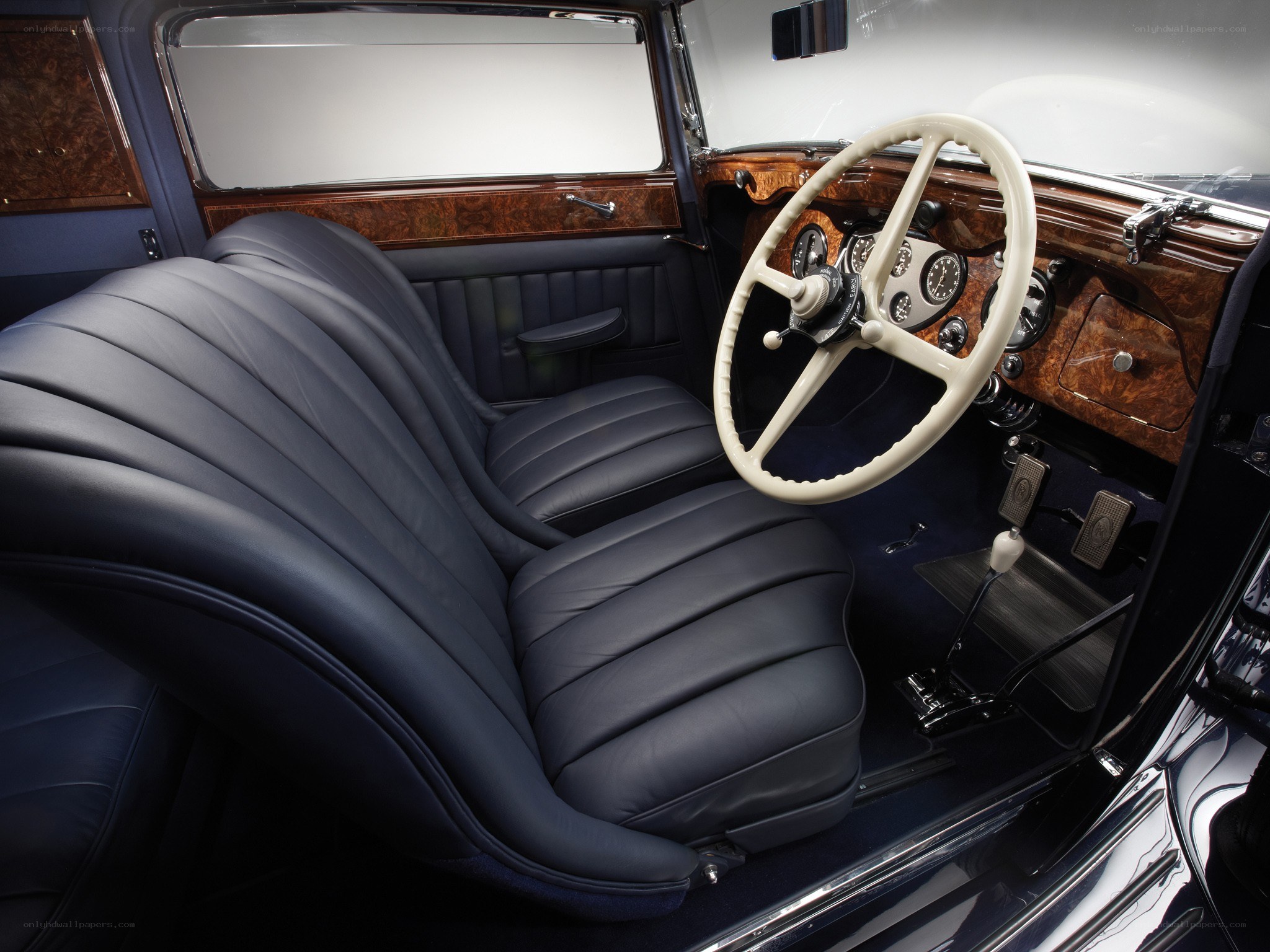 Classic car interior