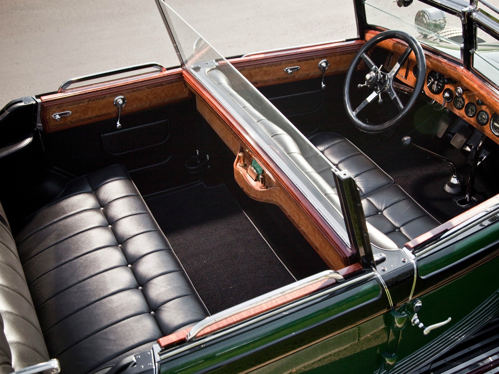 Classic car interior