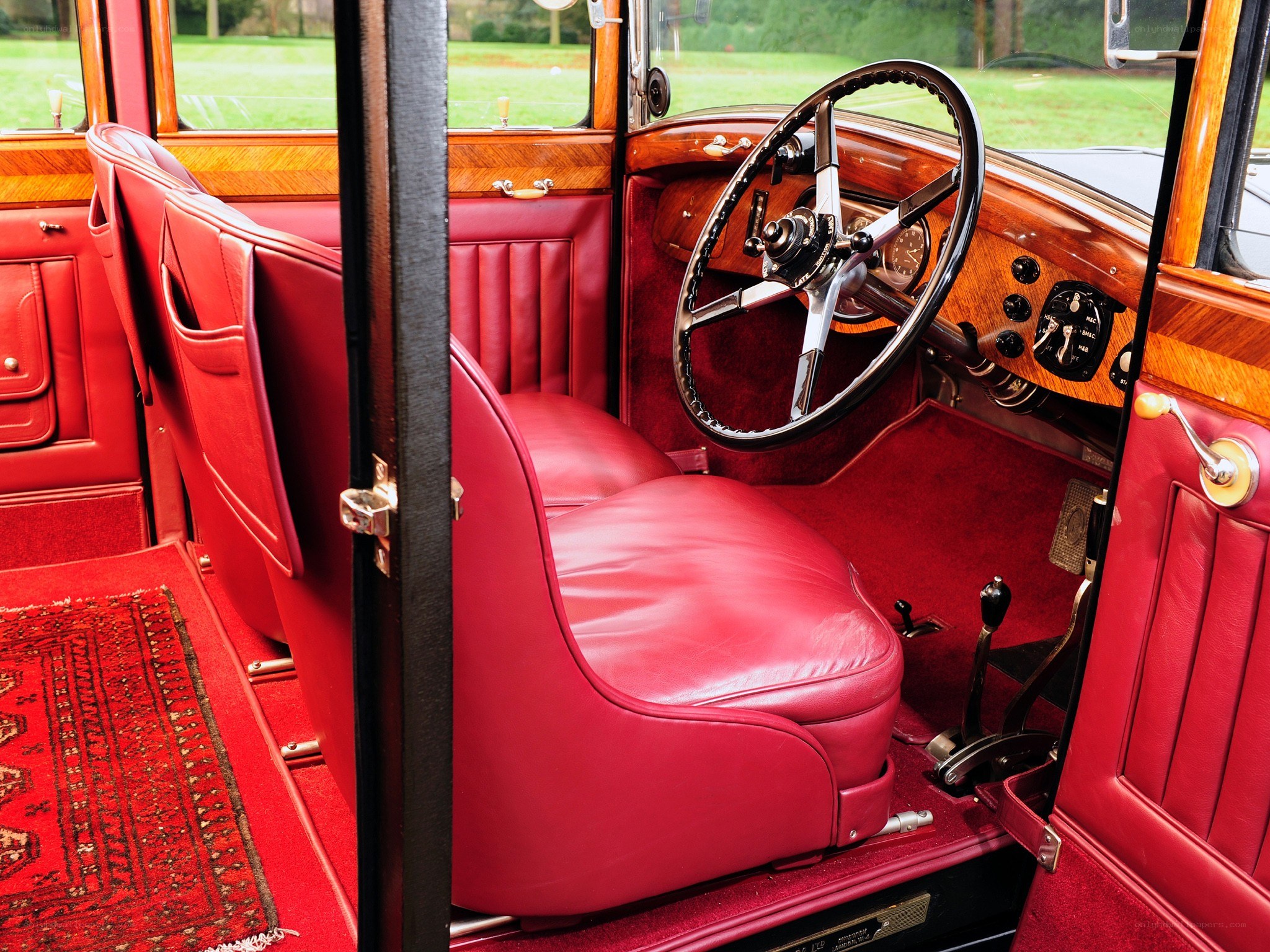 Classic car interior