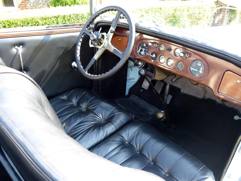 Classic Car Interior — Black, Calm, Afternoon