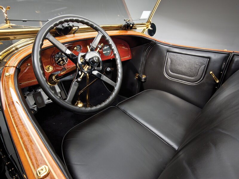 Classic Car Interior — Black, Elegant