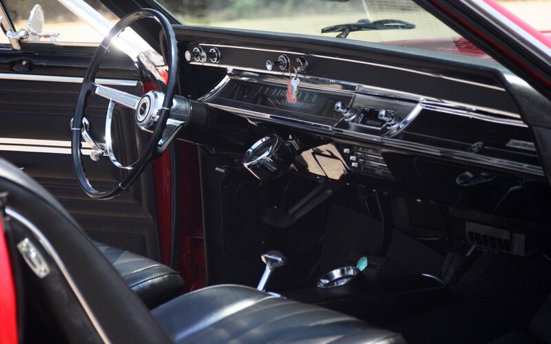 Classic Car Interior — Black, Neutral, Afternoon