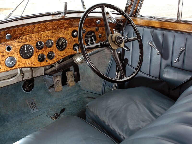 Classic Car Interior — Blue, Calm, Photograph, Steering Wheel