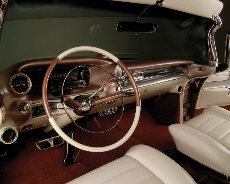 Classic Car Interior — Brown, Retro, Photograph, Steering Wheel, Dashboard, Car Seat, White