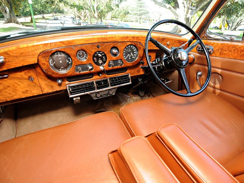 Classic Car Interior — Brown, Serene
