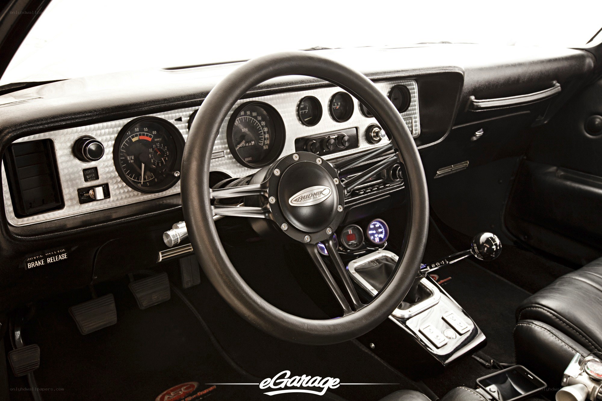 classic car interior dashboard