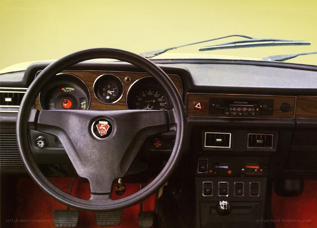 classic car interior dashboard